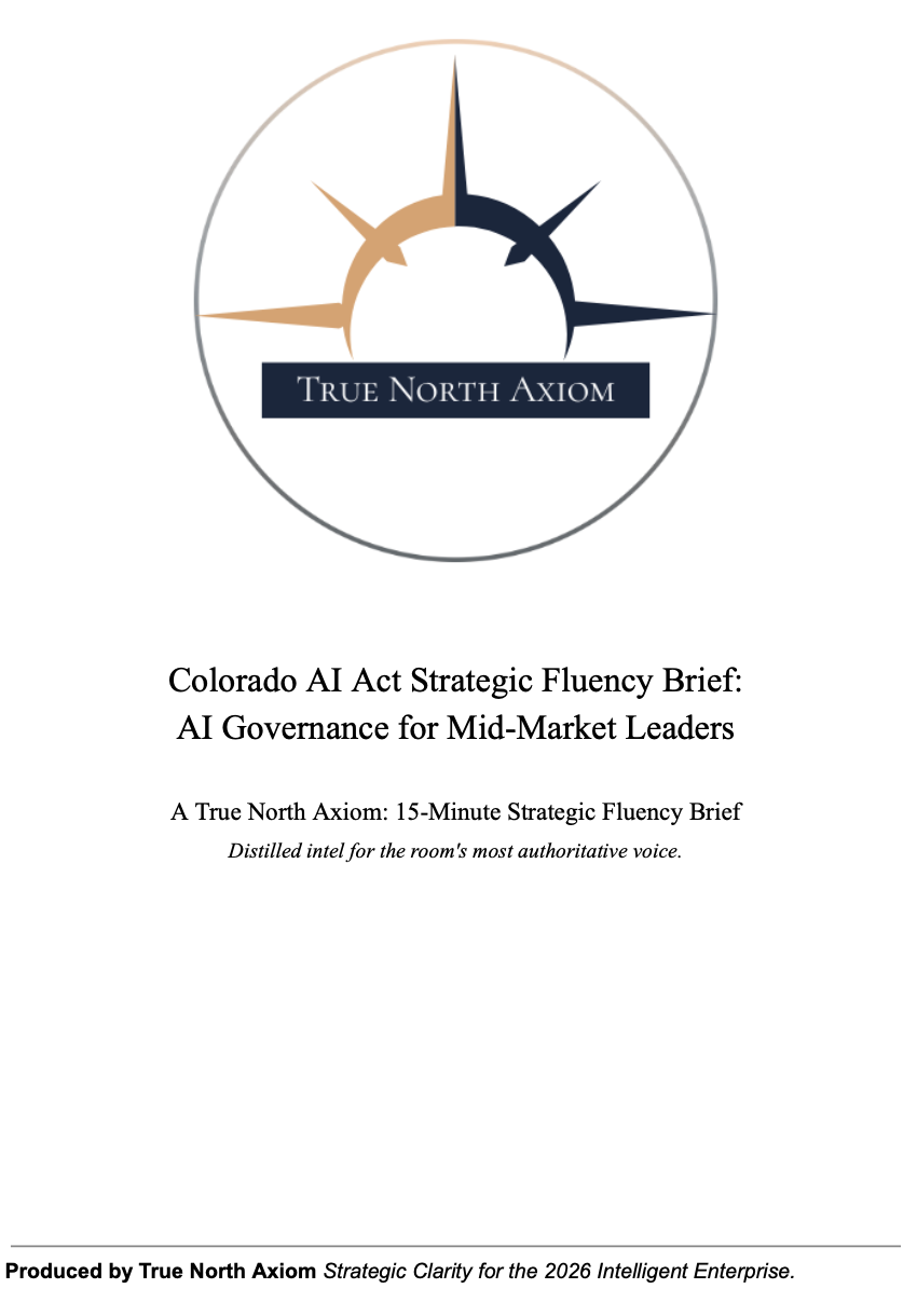 Colorado AI Act 15-Minute Strategic Fluency Brief