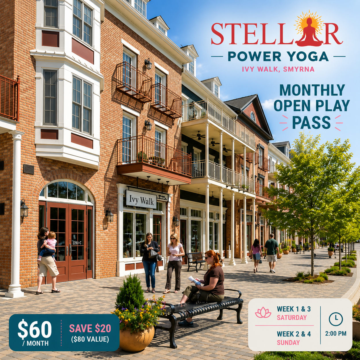 August Monthly Pass - Stellar Power Yoga