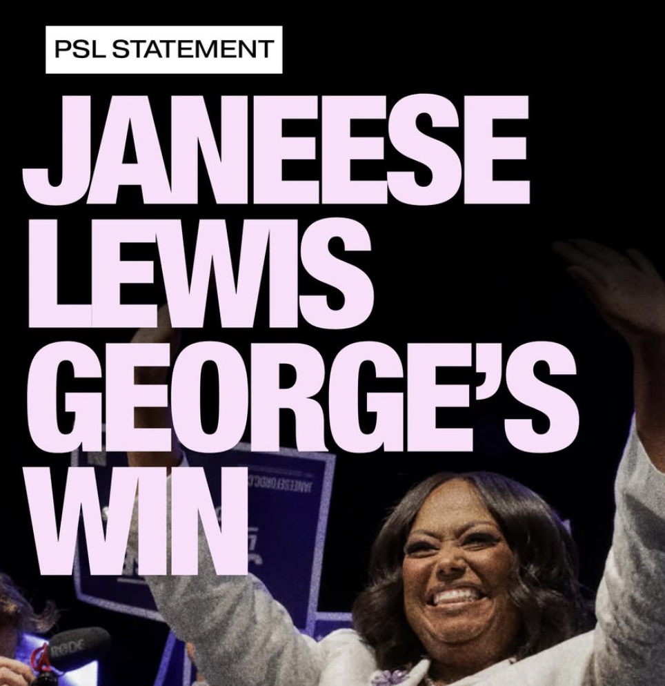 PSL Statement: Janeese Lewis George’s Win, What it means for D.C. and the Movement for Socialism