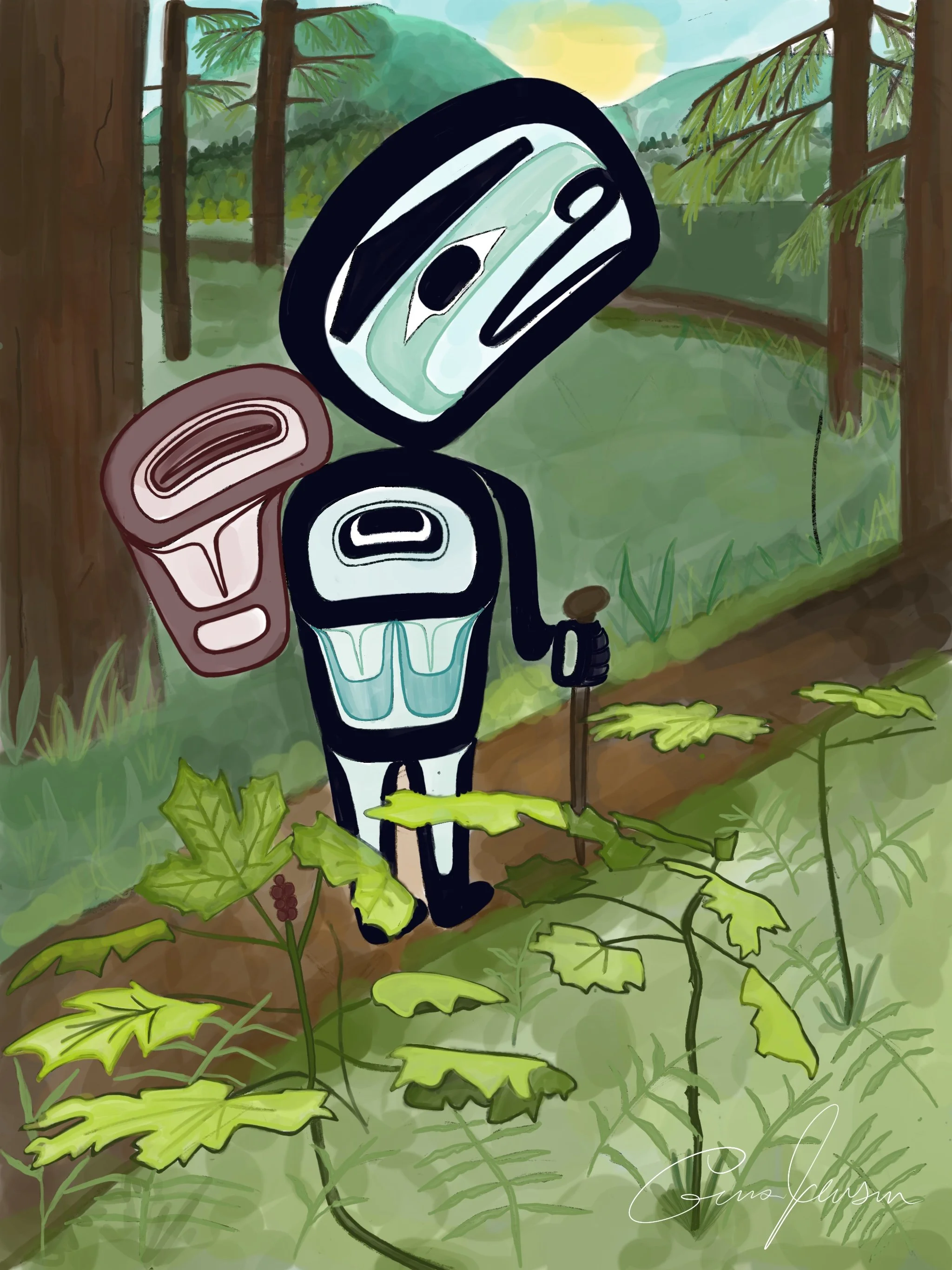 Beginning the Trail
