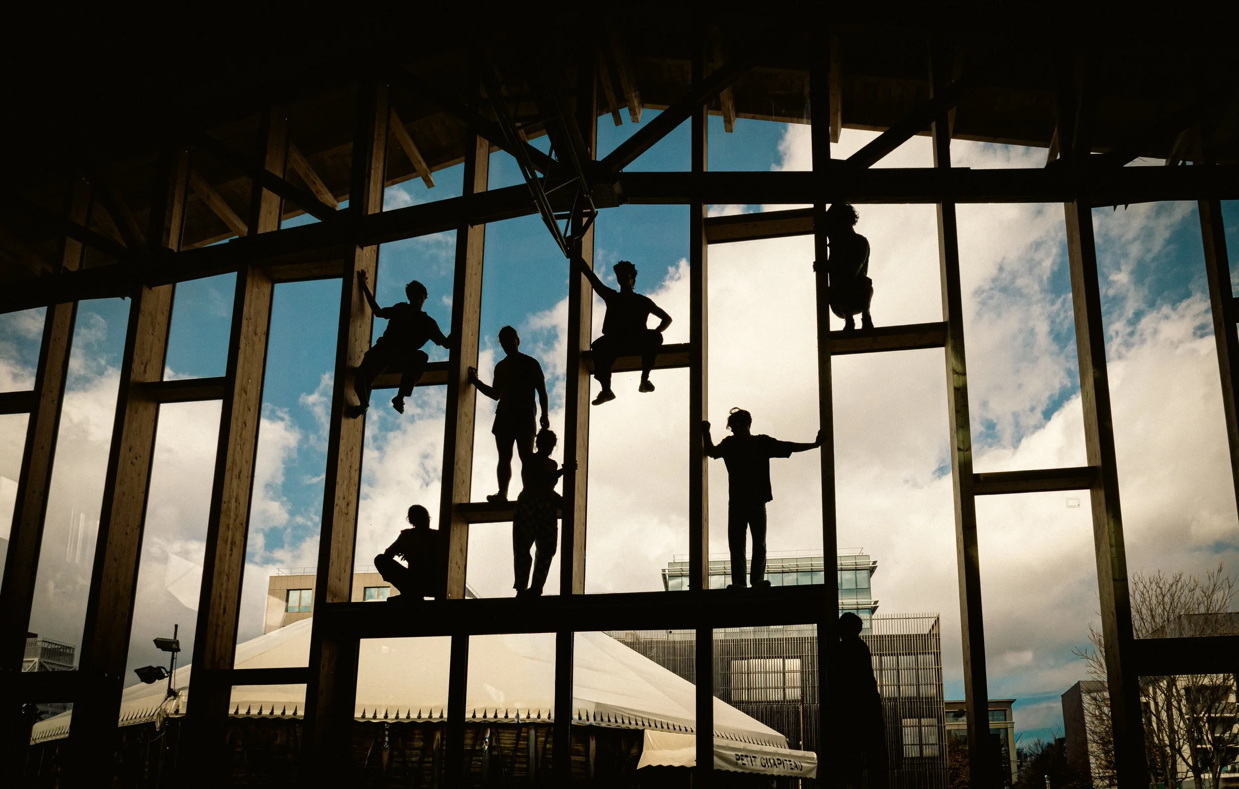 Photographie de l'école de cirque "l'Académie Fratellini" à Saint-Denis 