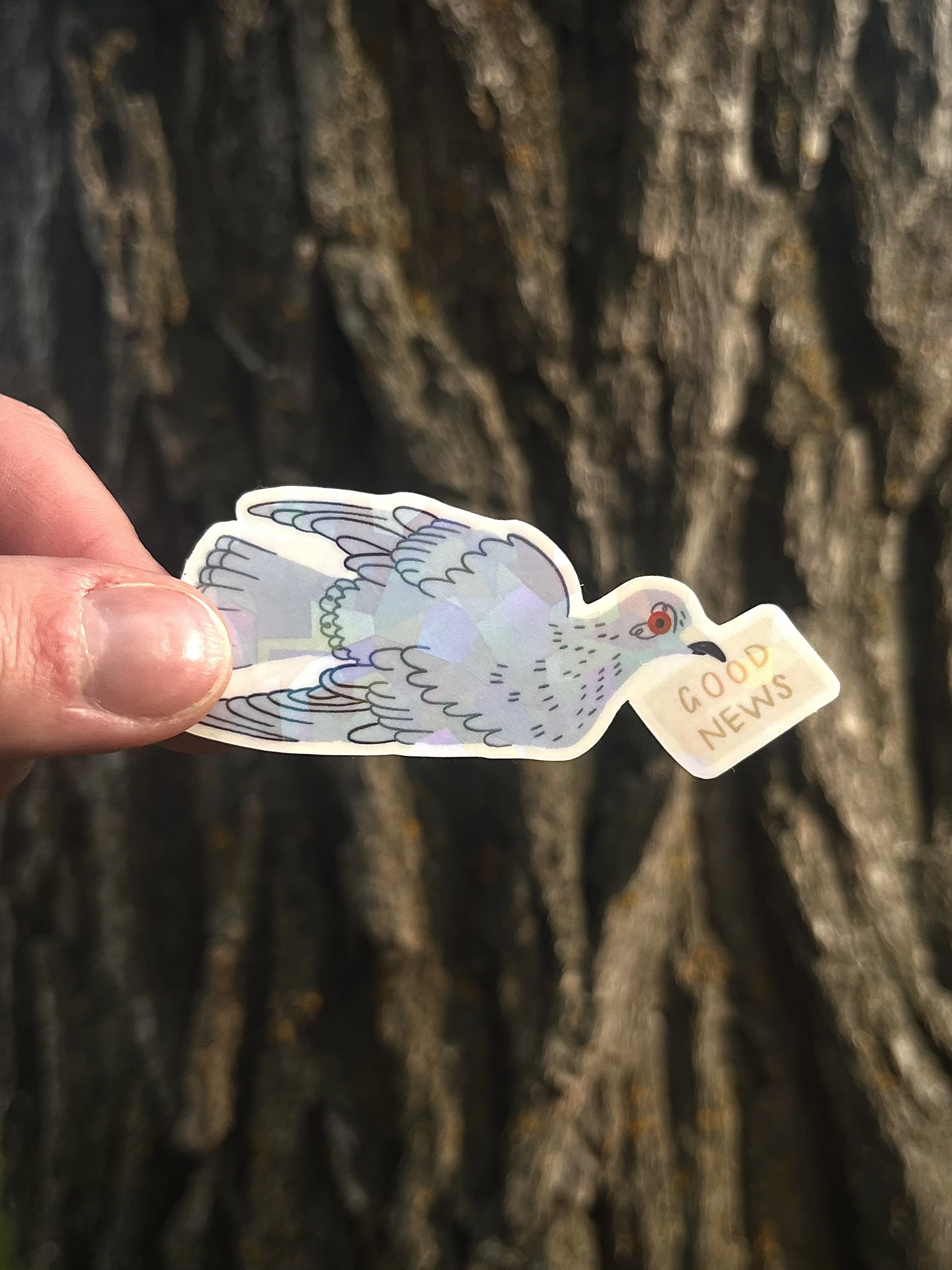 Good News Pigeon Sticker