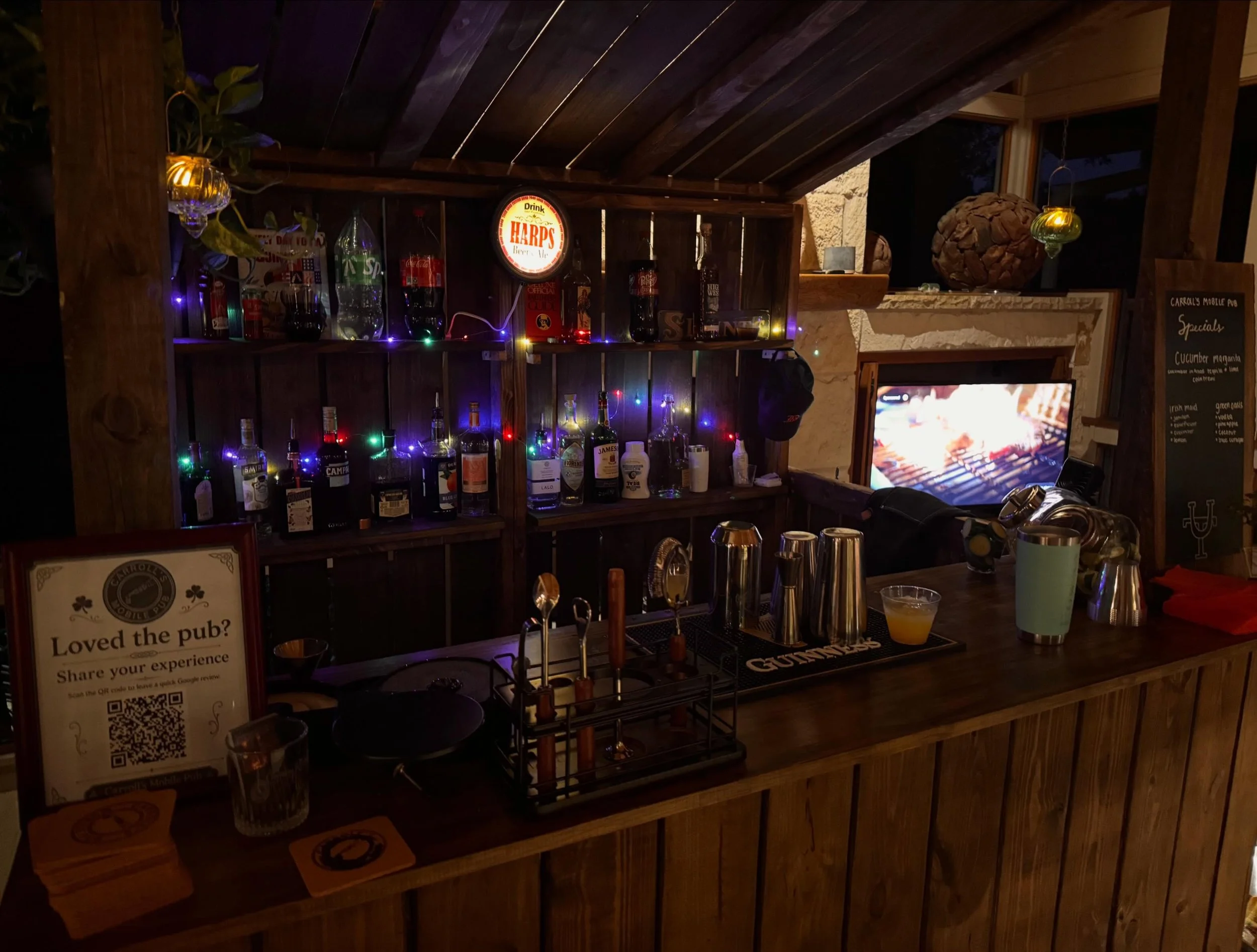 Woohoo! Second event is in the books. Had so much fun at this party. Out featured beverages included a cucumber infused margarita, the Irish maid, and our famous green oasis.