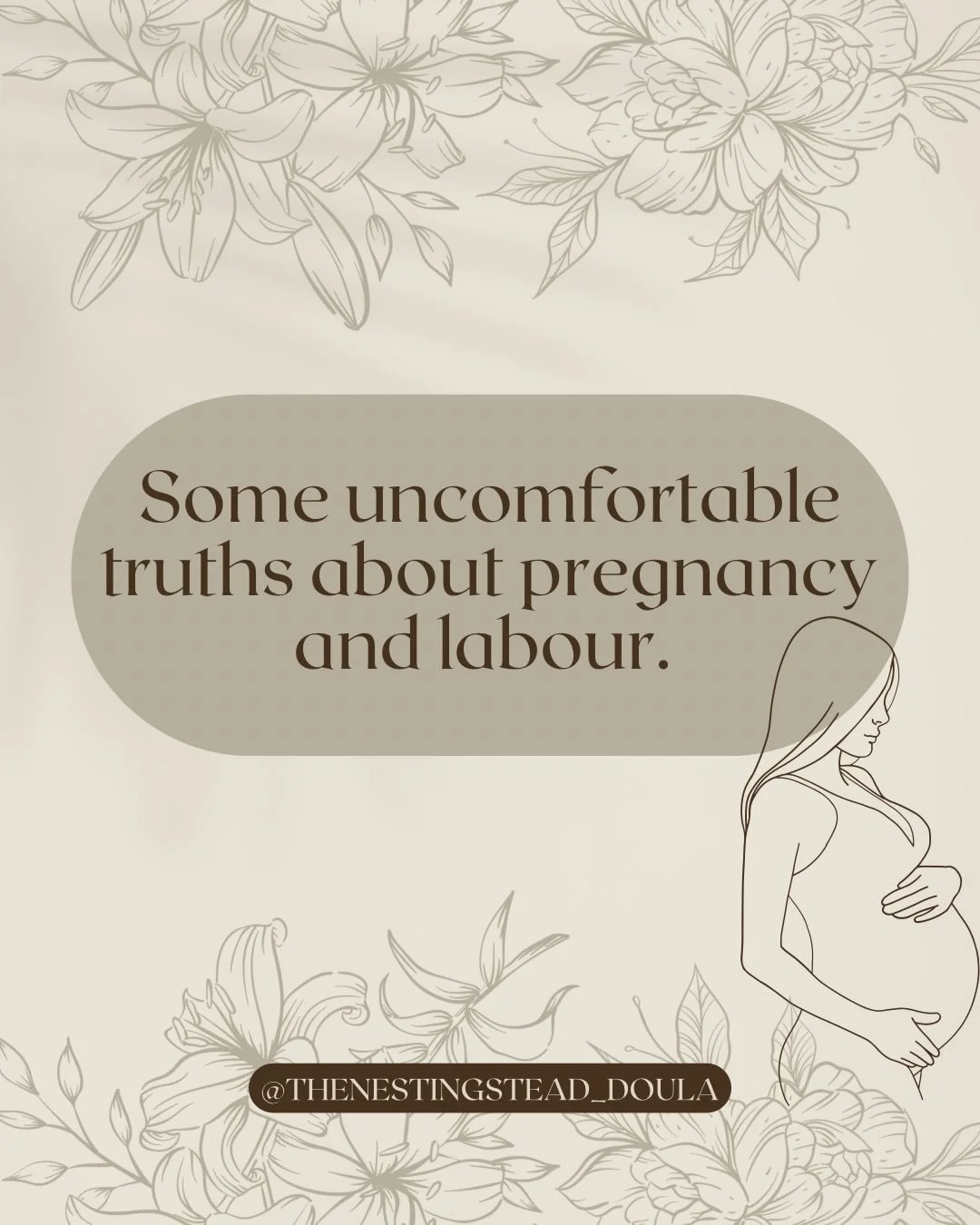 Let&rsquo;s talk about the unpopular truths around pregnancy and labour 🤍