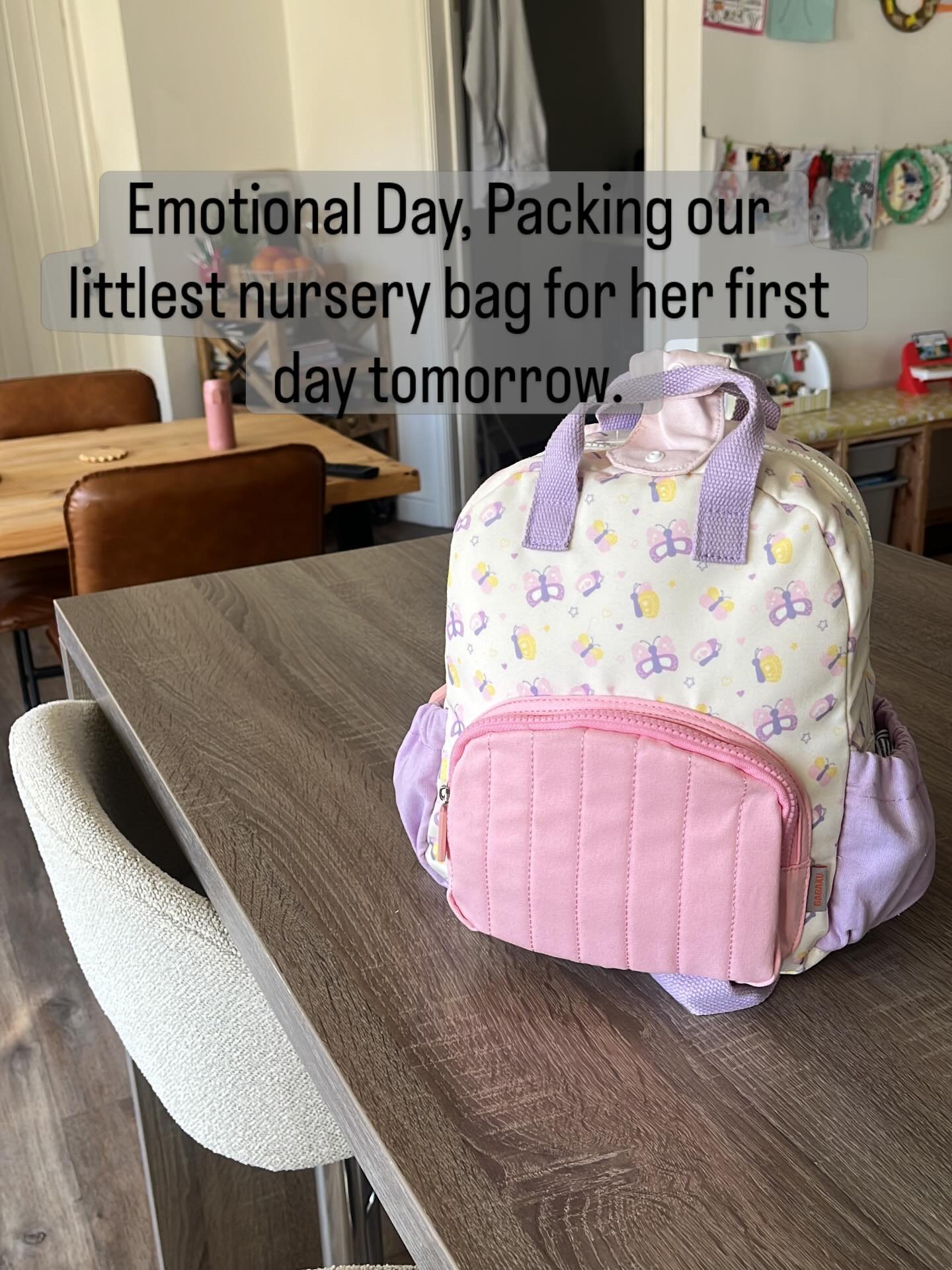 Packing my 11-month-old&rsquo;s bag for her very first day at nursery tomorrow has really hit me in the heart. It honestly feels like just a moment ago I gave birth to her in my lounge, and now here we are&mdash;stepping into a whole new chapter.

Wa