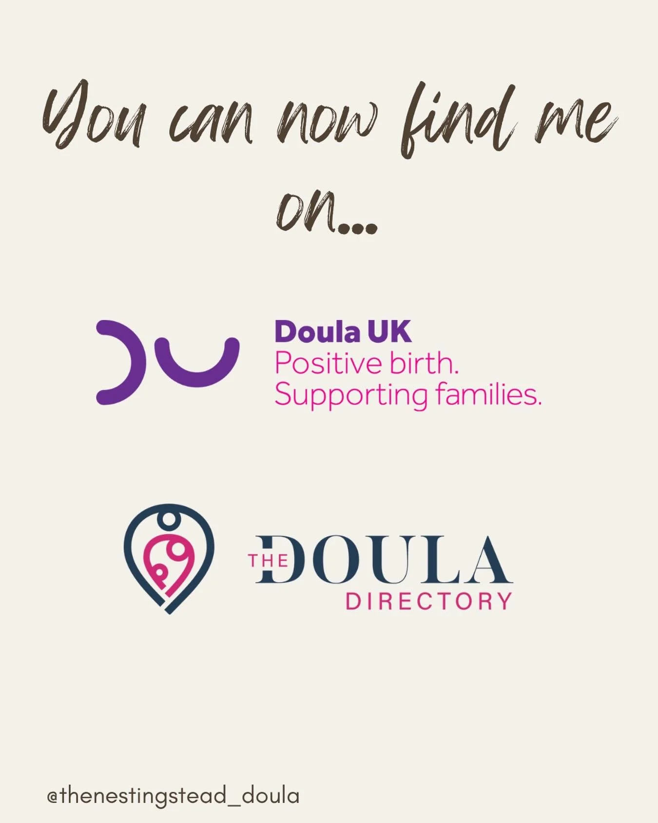 You can now find me on.. 

https://doula.org.uk/doula/rowan-stead

https://www.thedouladirectory.com/doula/hibaldstow/rowan-stead

Excited to meet new families this year! ❤️