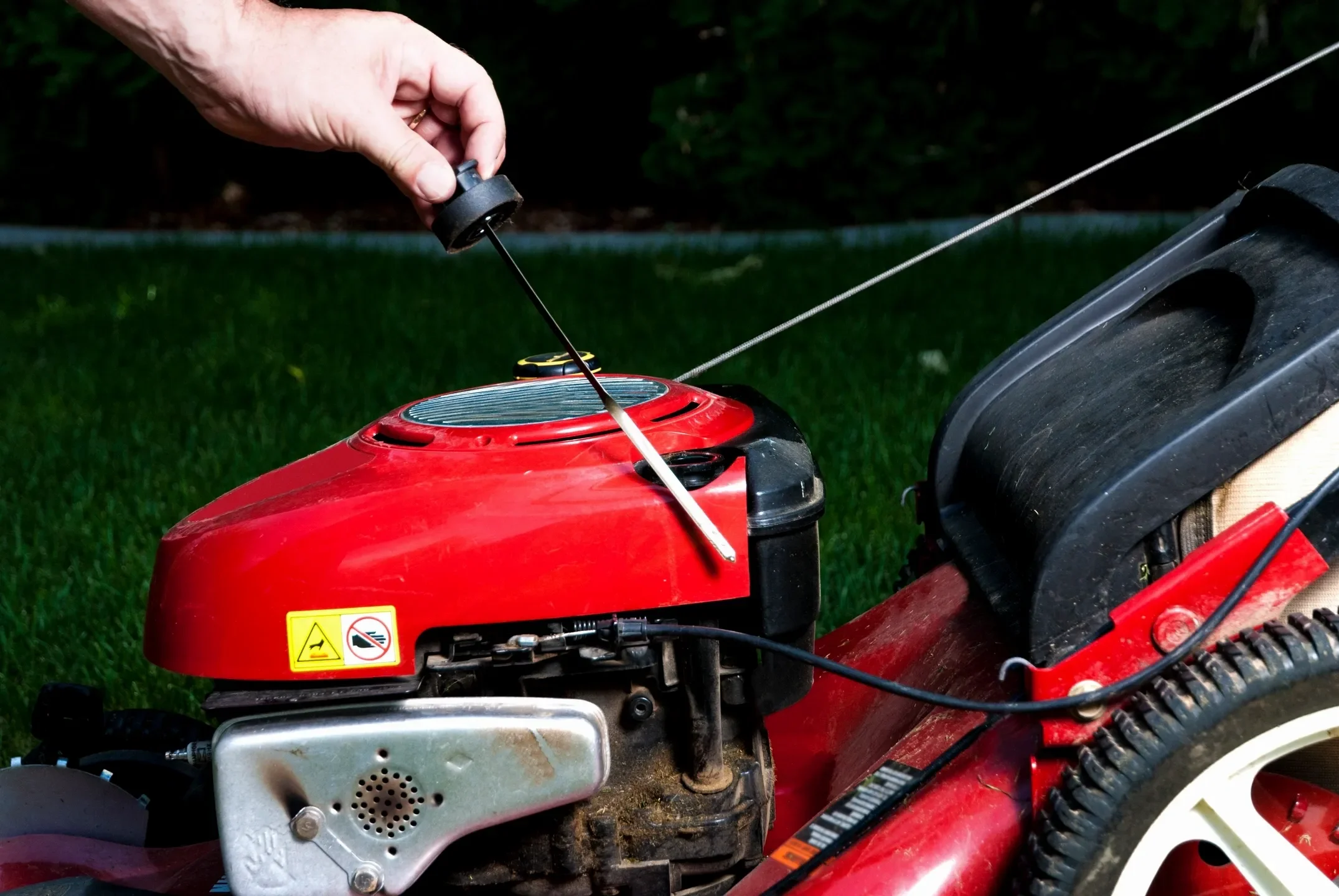 Walk behind and Riding Mower Complete Tune-up Services.