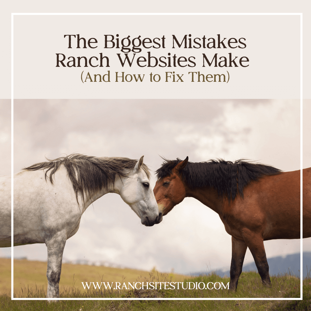 mistakes website ranch website