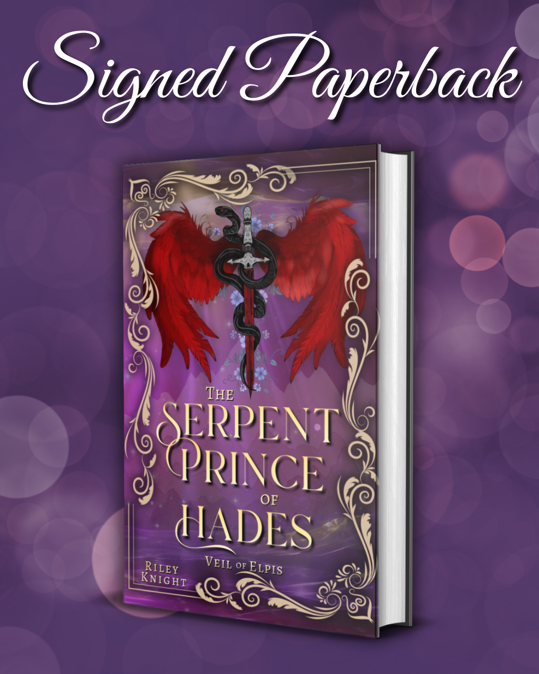 Signed Paperback of The Serpent Prince of Hades