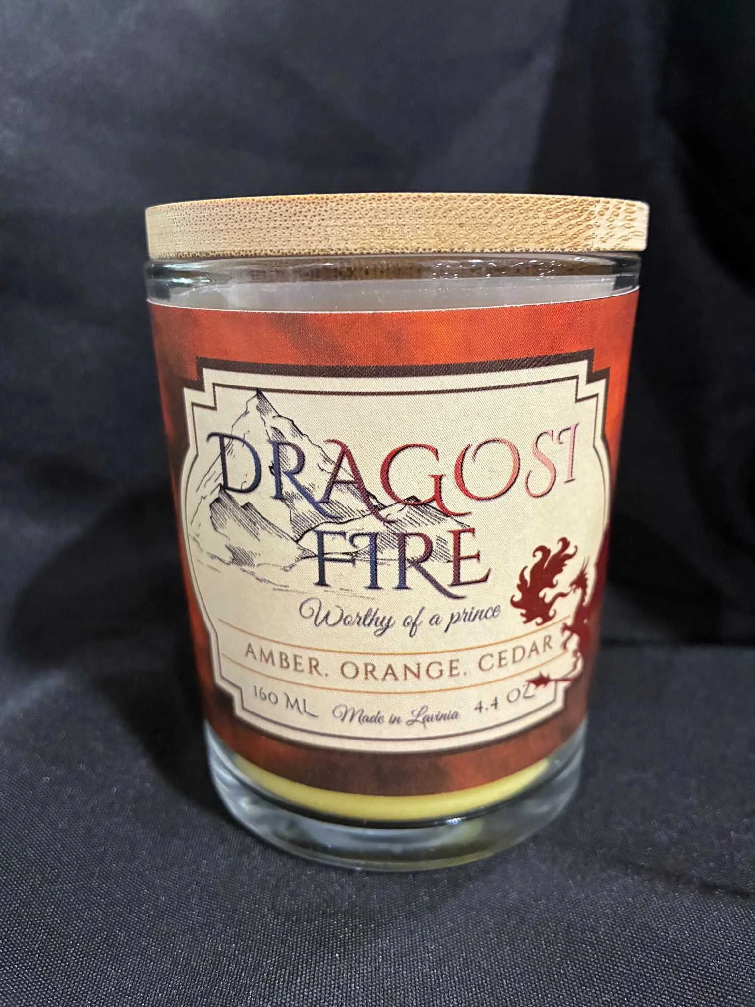 Dragosi Fire Handmade Candle