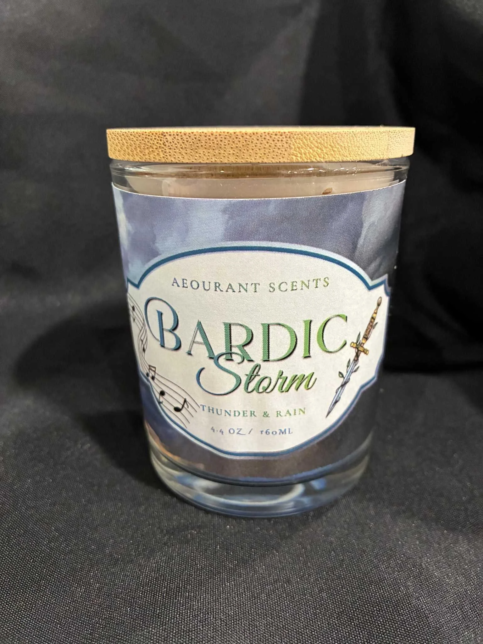 Bardic Storm Handmade Candle