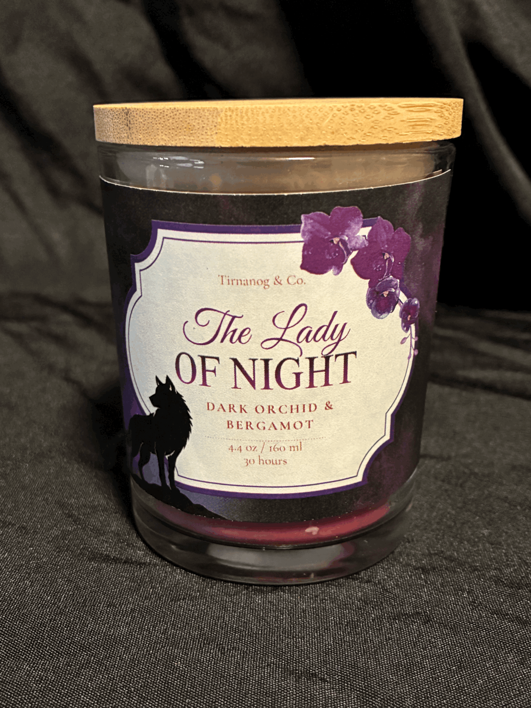 The Lady of Night Handmade Candle