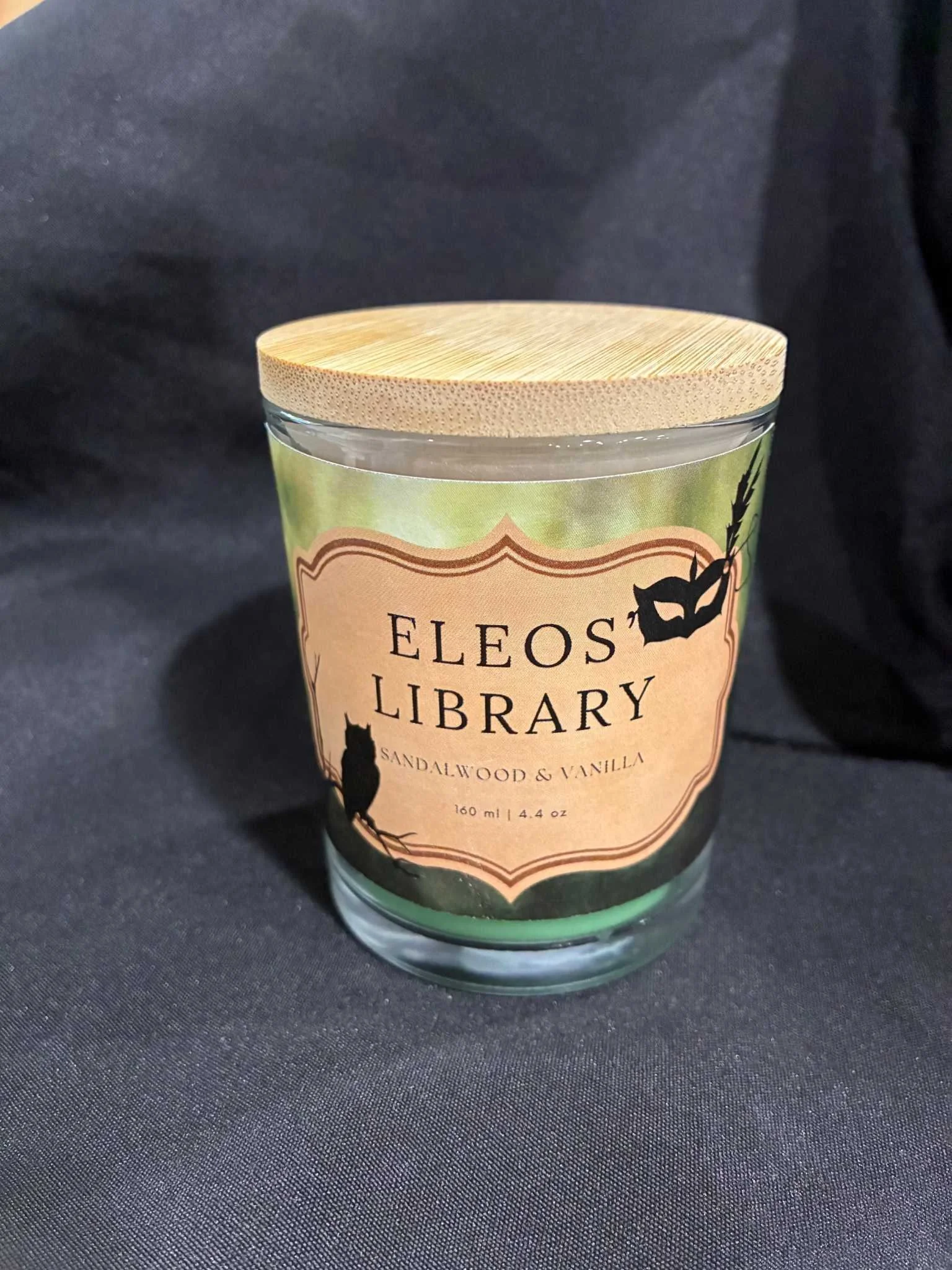 Eleos' Library Handmade Candle
