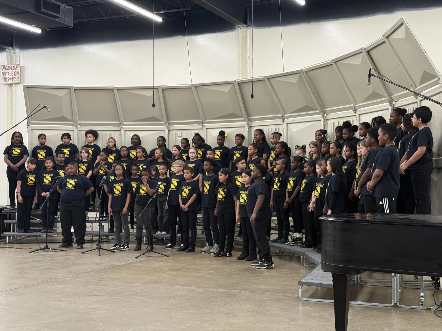 Choir led by Dr. Routen