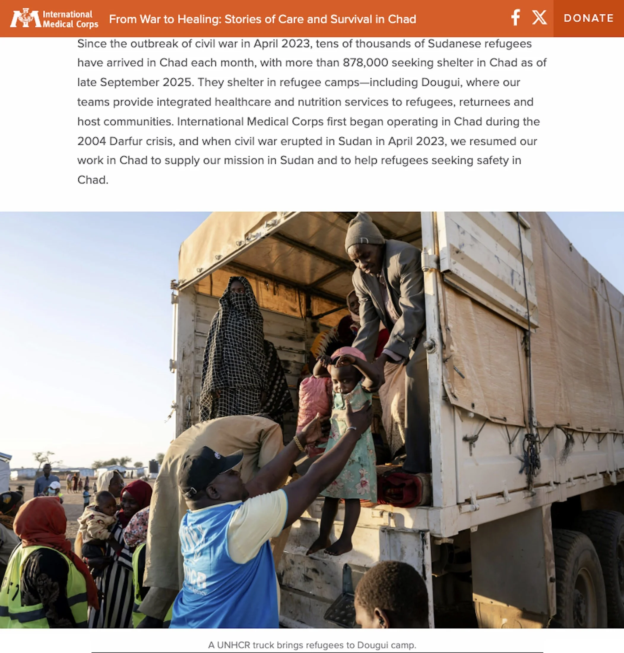 From war to healing: Stories of care and survival in Chad | International Medical Corps, Oct 17, 2025