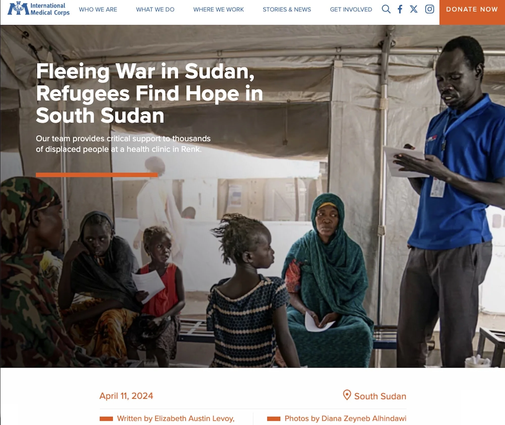 Fleeing war in Sudan, refugees find hope in South Sudan | International Medical Corps, Apr 11, 2024