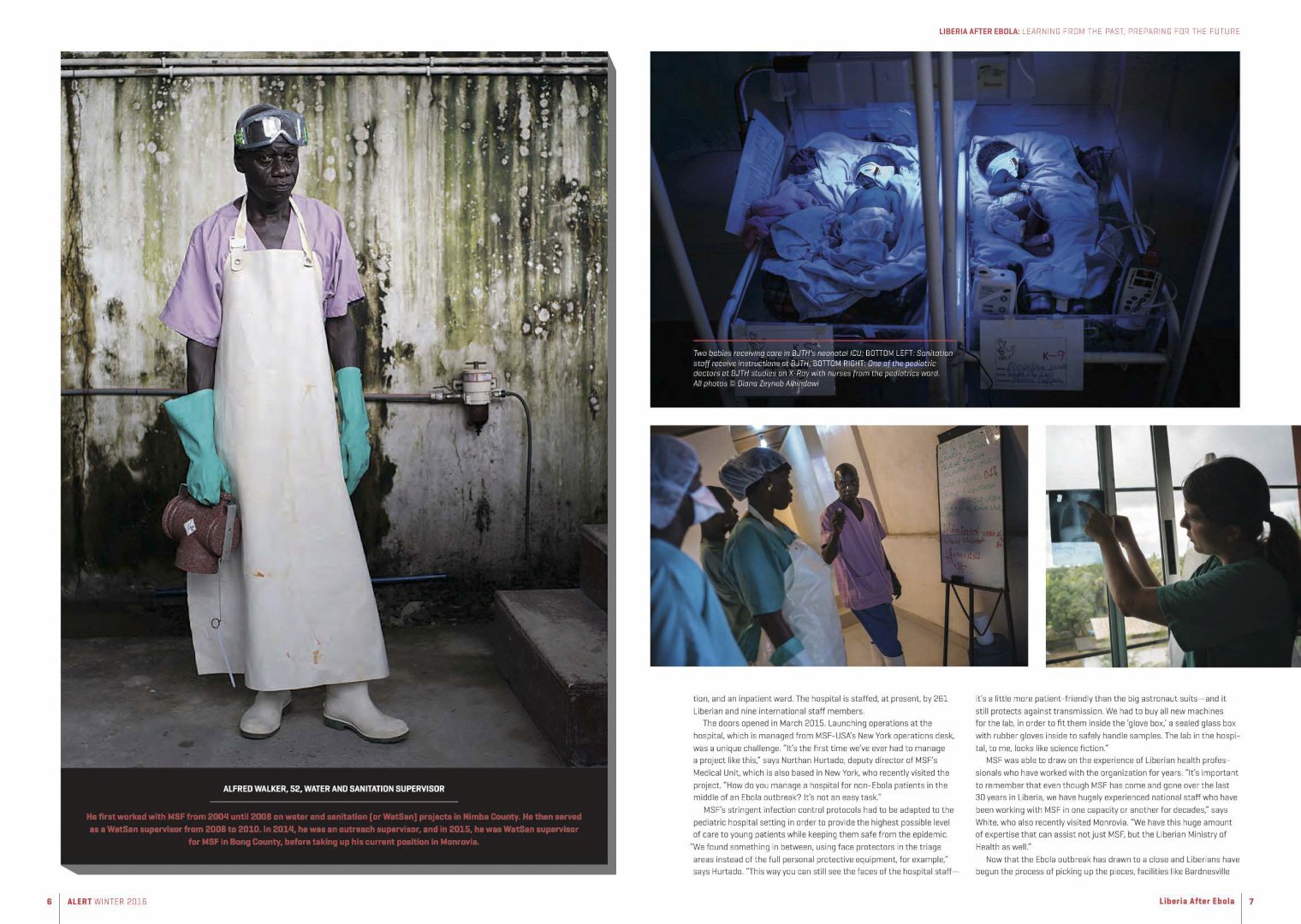 Liberia after ebola | Médecins Sans Frontières  / Doctors Without Borders, Alert, Vol 17, No.4, pages 3-9, Winter 2016