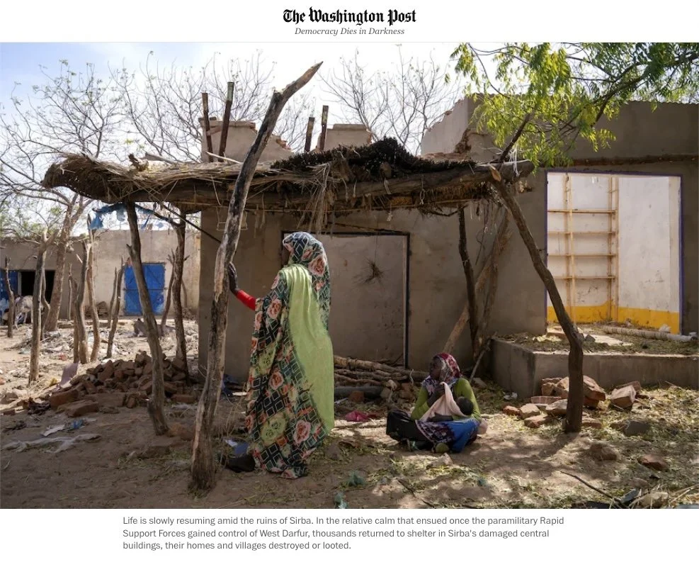 Hunger stalks war-ravaged Sudan | The Washington Post, April 1, 2024
