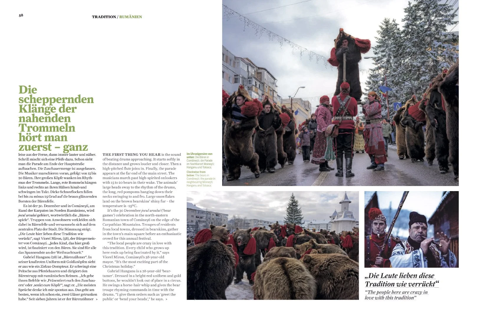Da steppt der Bar (Follow the bear) | Airberlin Magazine, pages 56-64, Dec 2016