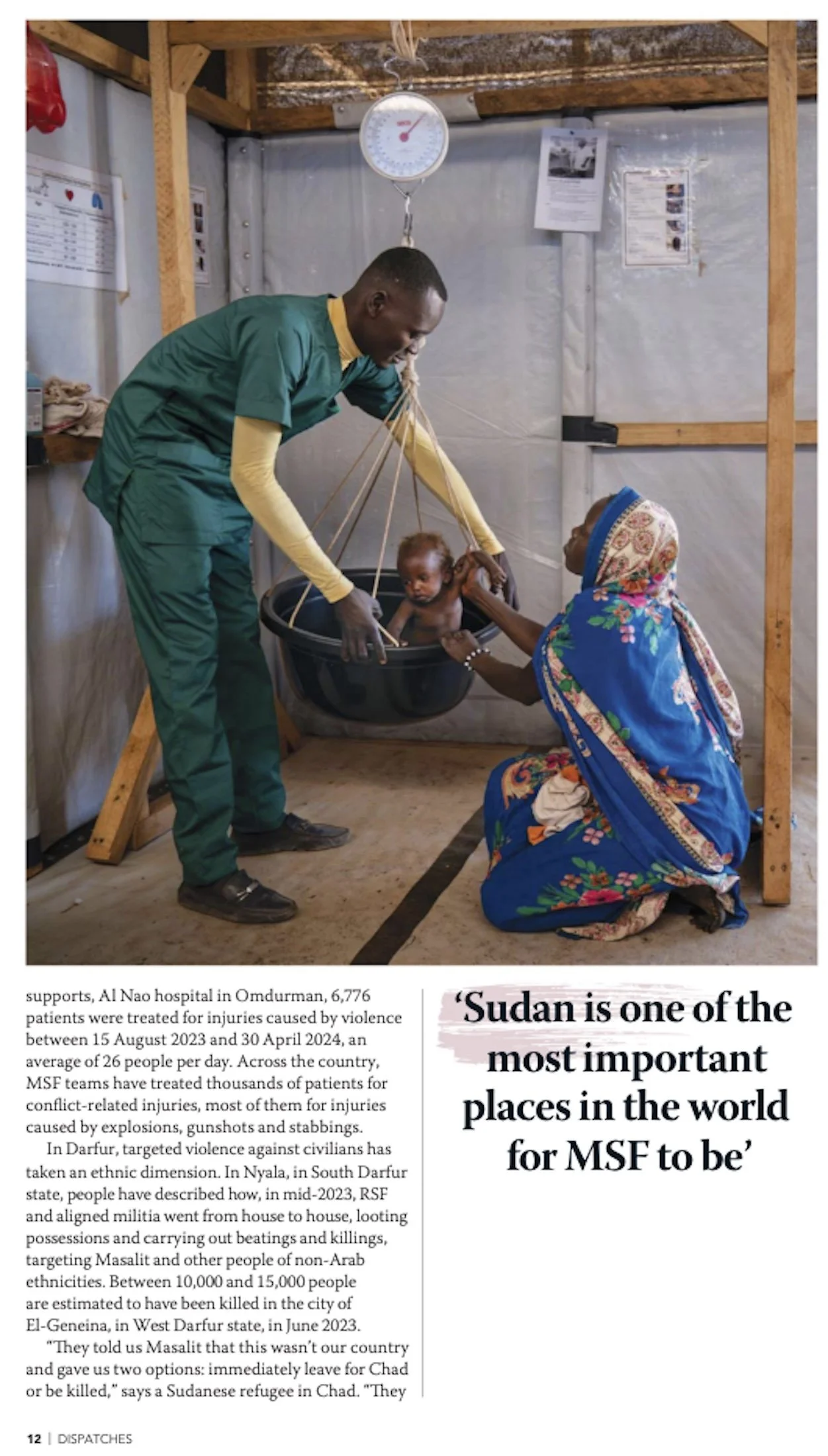 Dispatches | Médecins Sans Frontières / Doctors Without Borders, Sep 2024