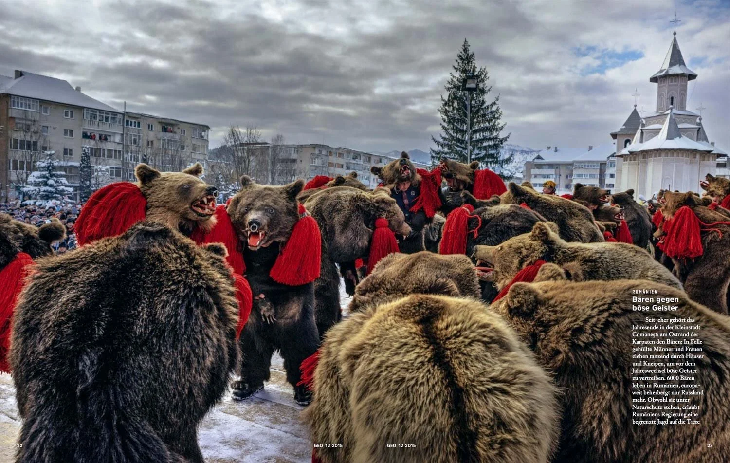 Bear dance | Geo Germany, pages 22-23, Dec 2015