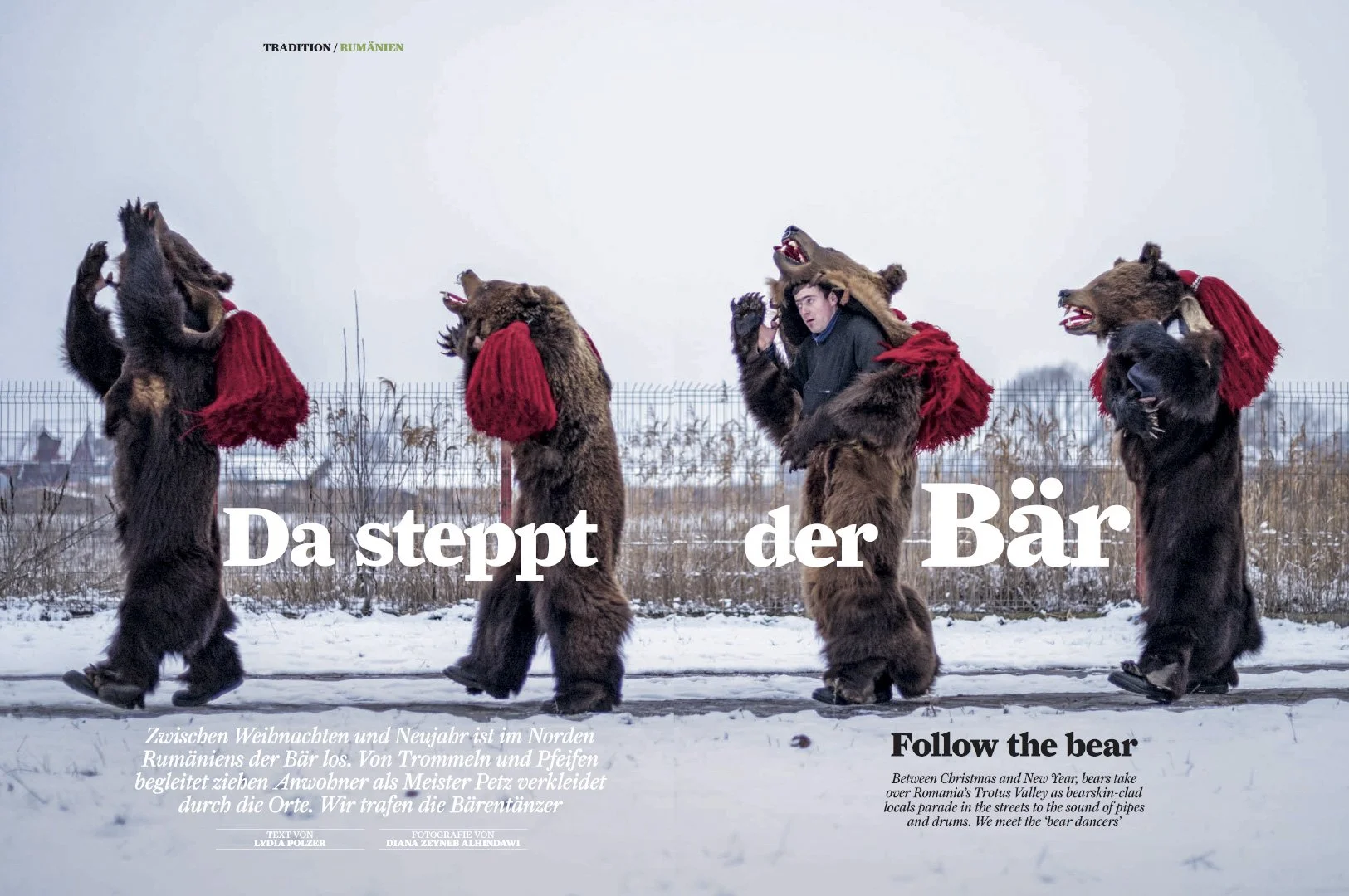 Da steppt der Bar (Follow the bear) | Airberlin Magazine, pages 56-64, Dec 2016