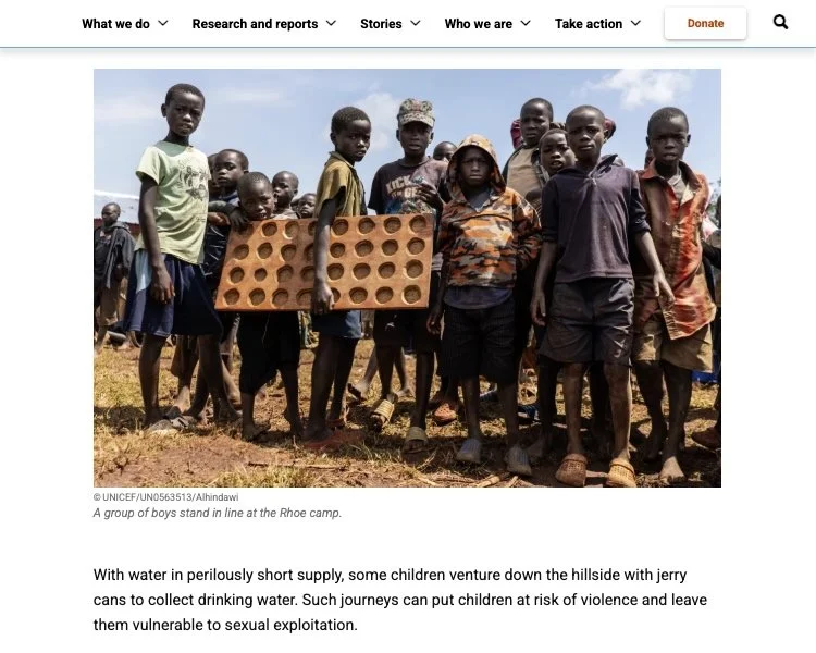 Hellish conditions threaten families in Rhoe camp | UNICEF, Jan 6, 2022