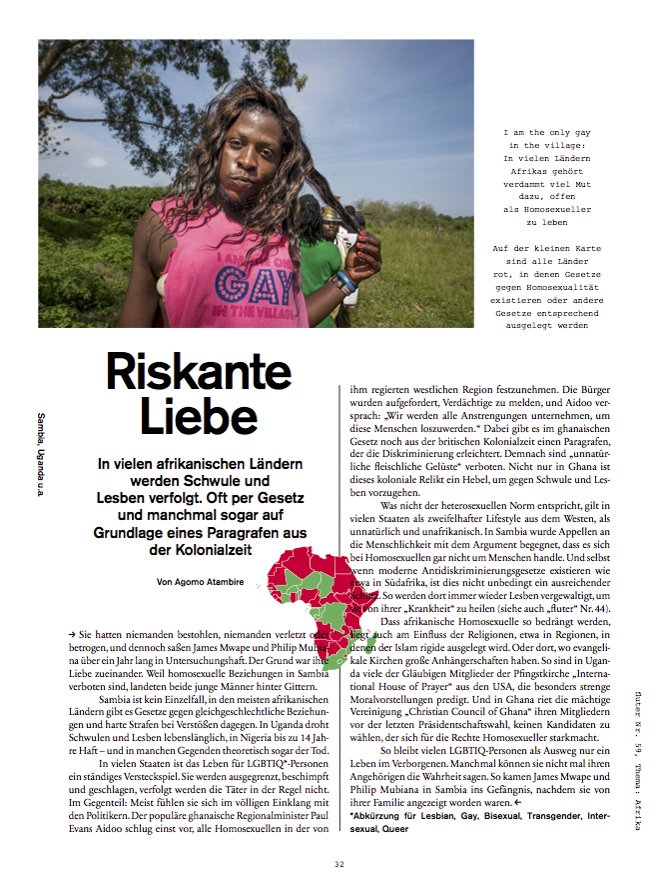 Riskante liebe, fluter, Nr. 59, page 32, Summer 2016 