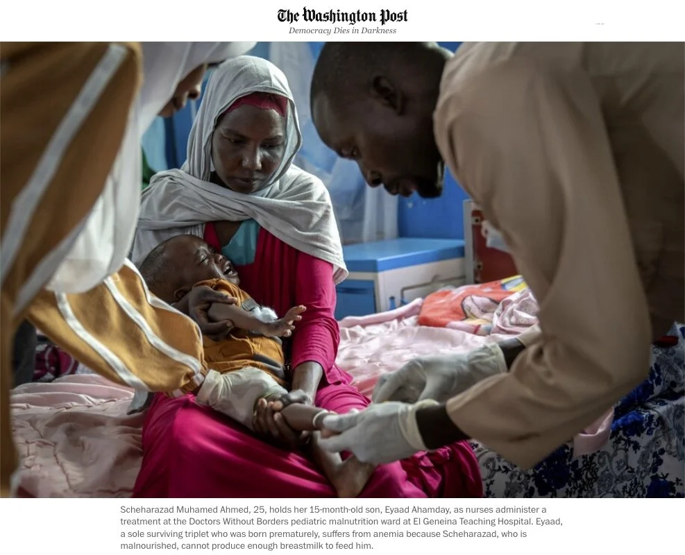 Hunger stalks war-ravaged Sudan | The Washington Post, April 1, 2024