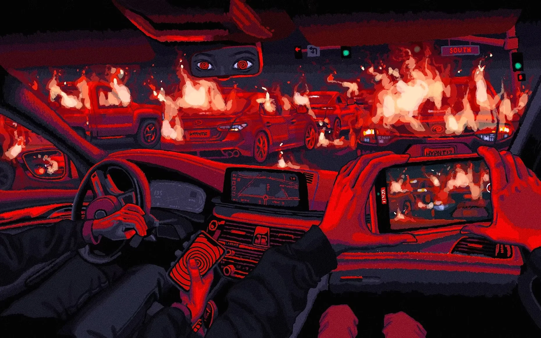 "The Hypnotist"
Procreate