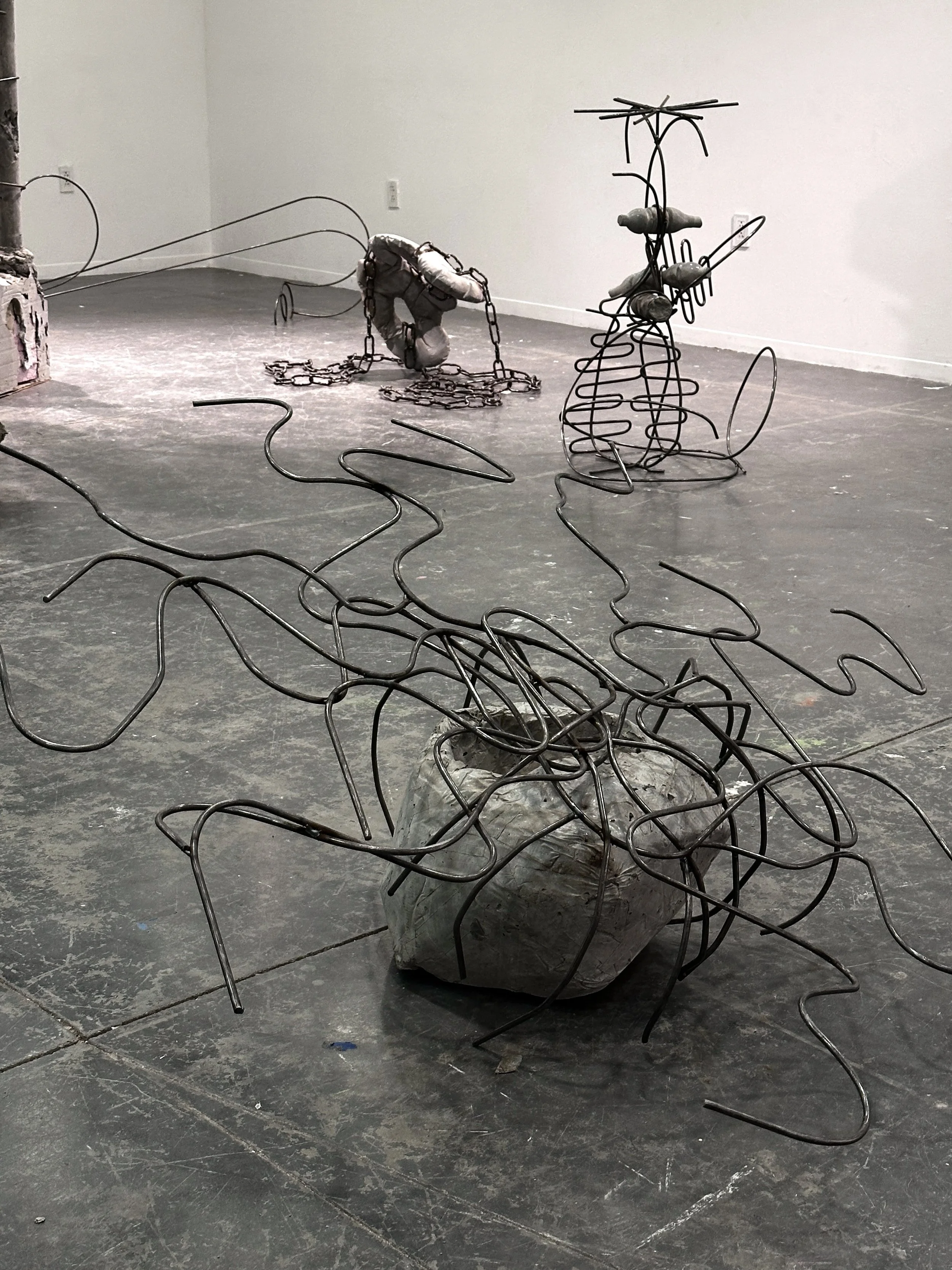 (1) Sculptural Rendition of our Planet,
Concrete and Metal Welding