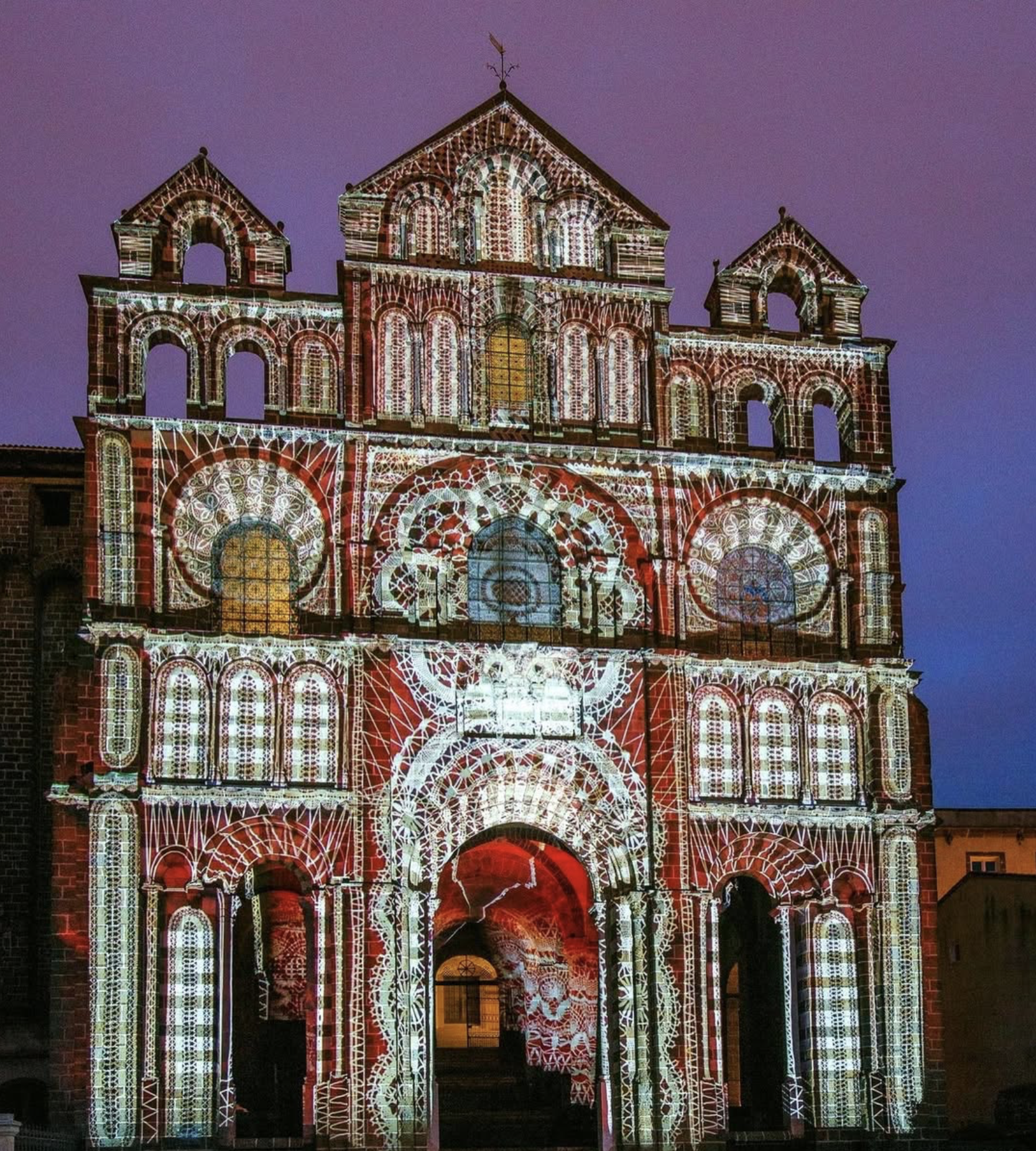 Notre-Dame Cathedral in Le Puy-en-Velay, France, the greatest send off of any Camino