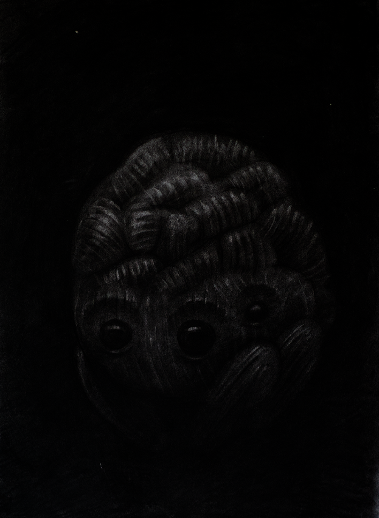 Creature 01 - Charcoal on paper 48x35cm