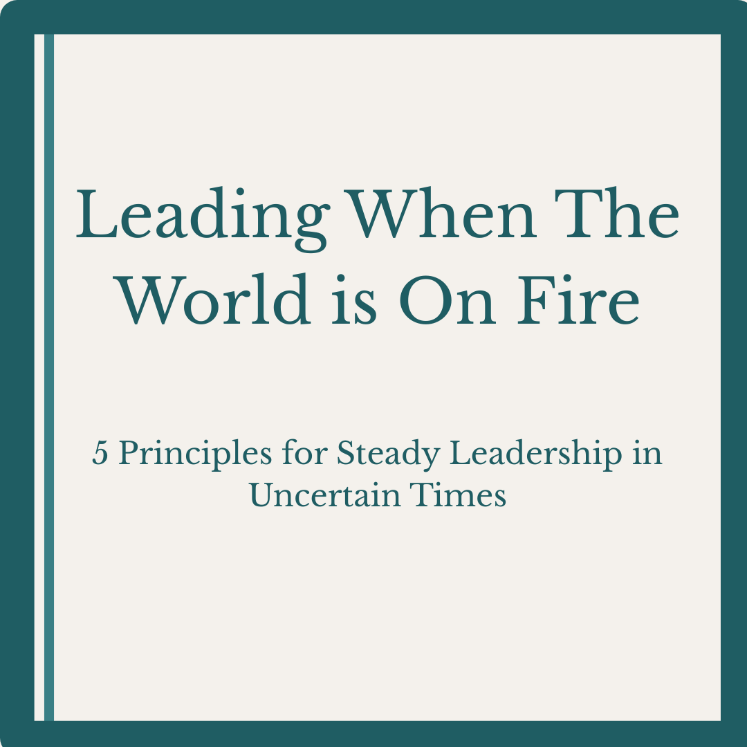  A practical field guide drawn from real-world crisis leadership, designed to help you stay clear-headed and effective under pressure. 