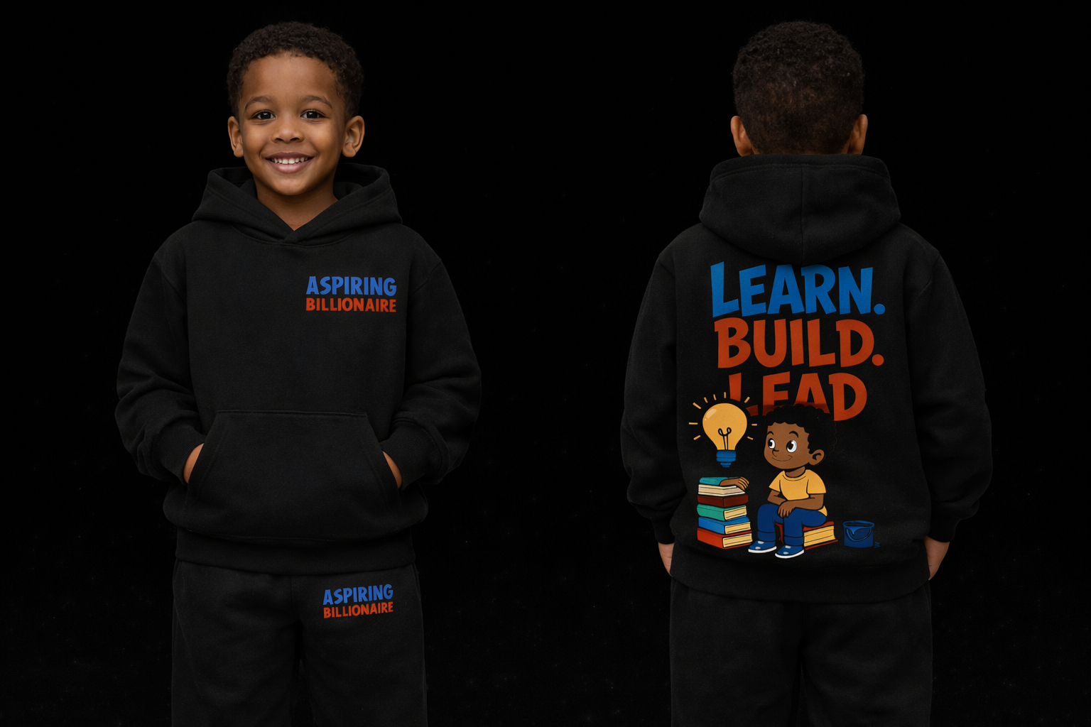 Kids Aspiring Billionaire sweatsuit