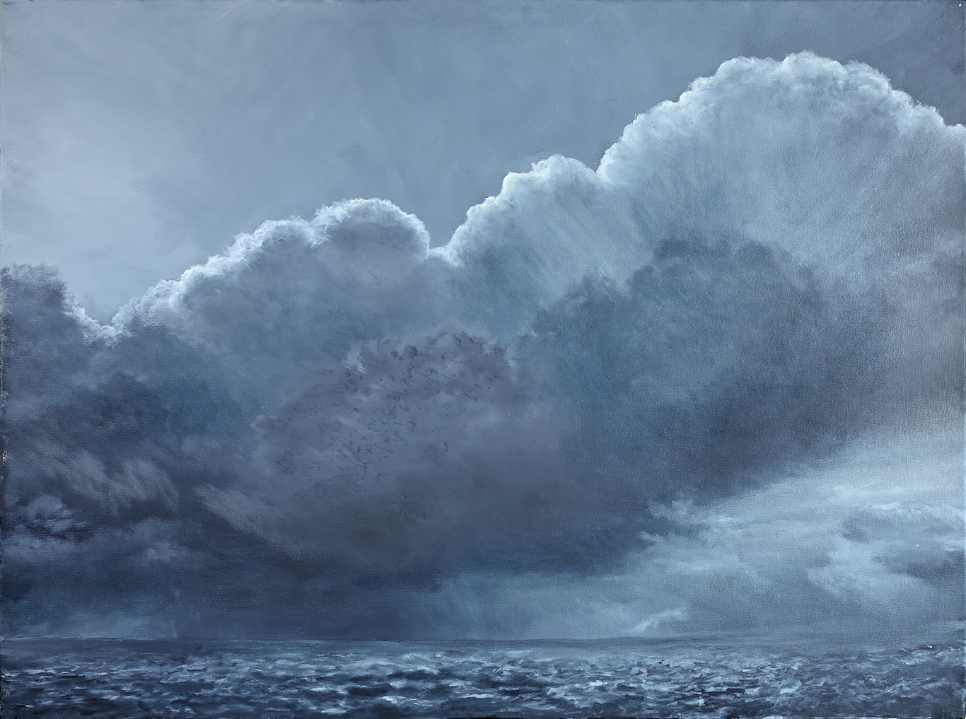 The Quiet That Remains / oil on canvas / 30 x 40 inches / June 2025