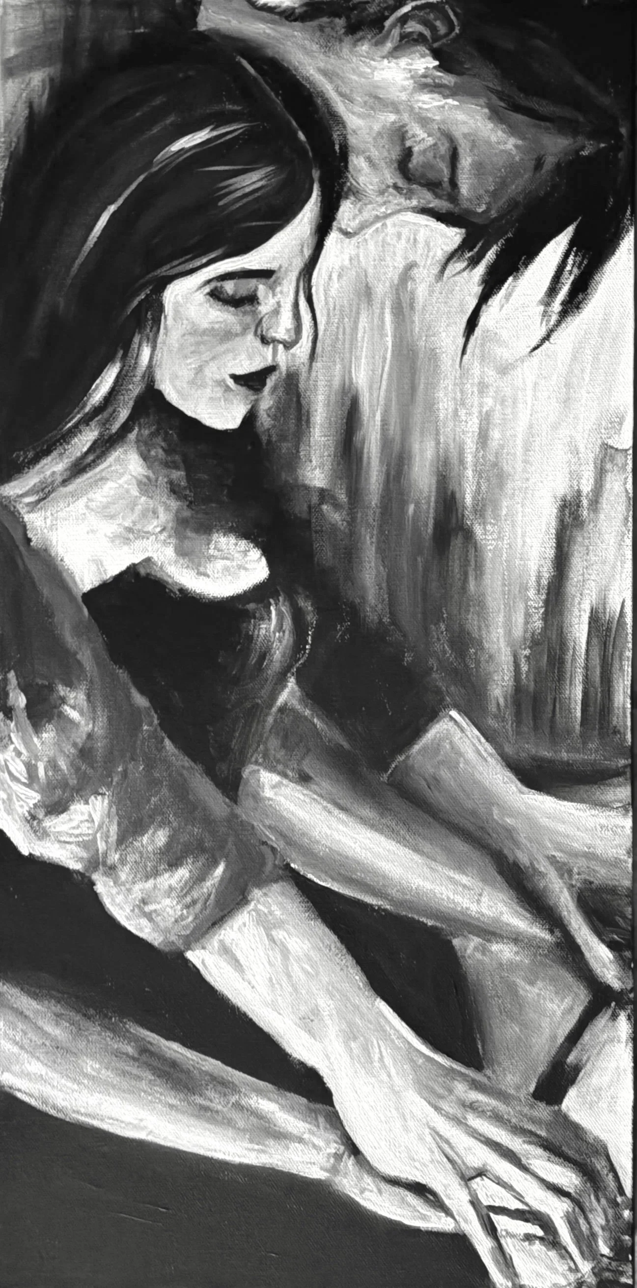 Small moments (piano lesson) fine art print