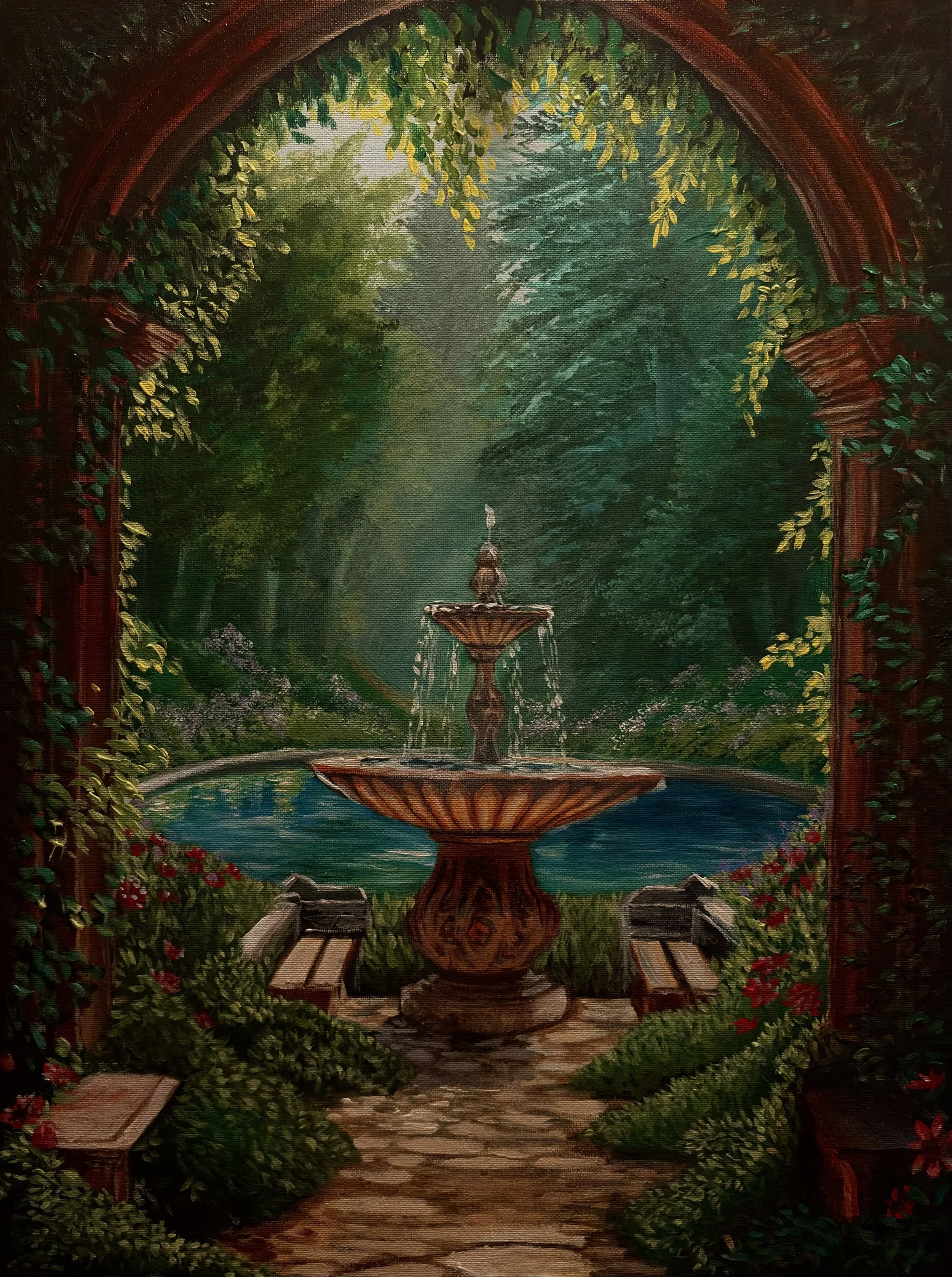 Secret garden fine art print