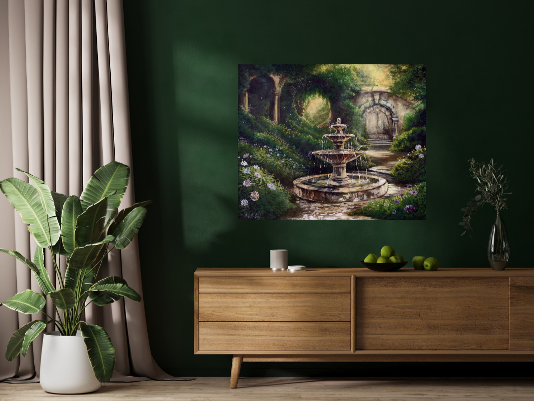 Passageways to serenity - Acrylic painting on canvas 20" x 24"