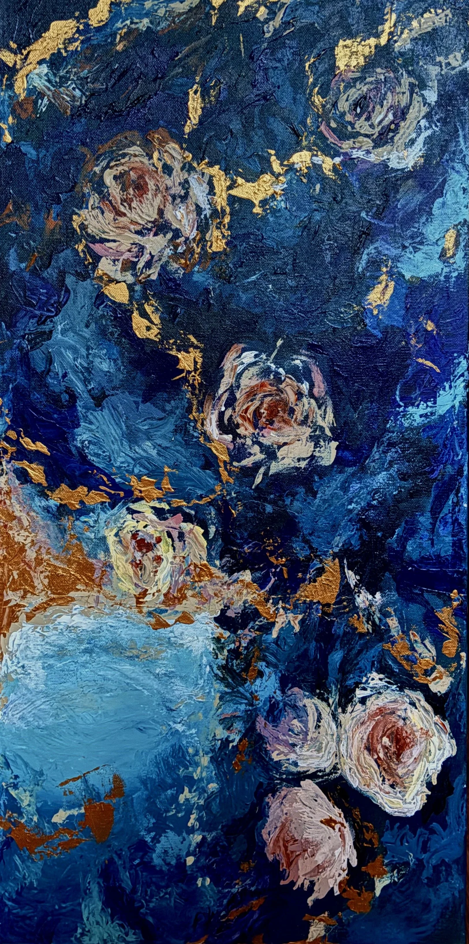 Windswept roses fine art print