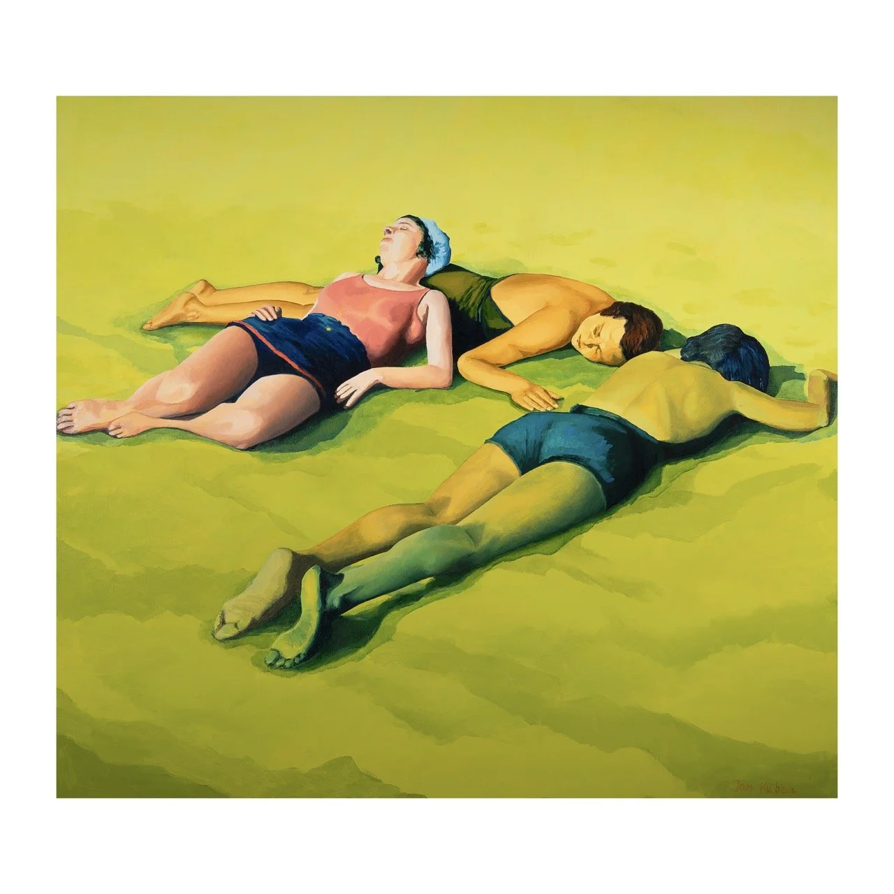 Beach Triangle 3 /
Three Sleeping
Figures, 2025 (from the BEACH SERIES)
