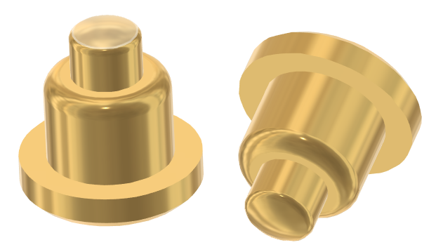 Low Profile Spring Loaded Pin