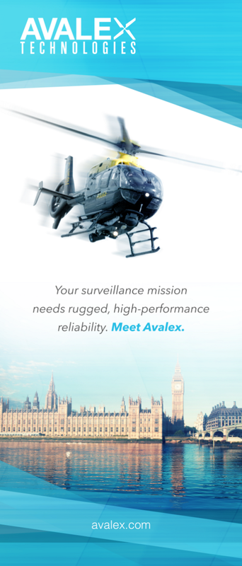A helicopter flying above the River Thames with the Houses of Parliament and Big Ben in the background, used in a promotional image for Avalex Technologies.
