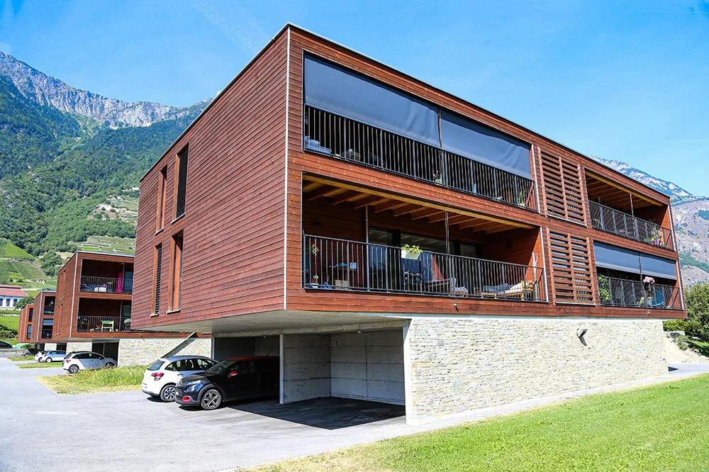 Réalisation de 4 immeubles à Fully
