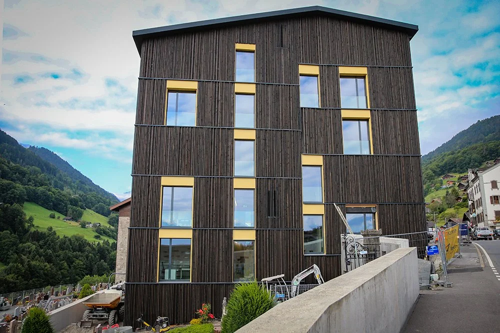 Bâtiment administratif de la Maison de Commune à Troistorrents