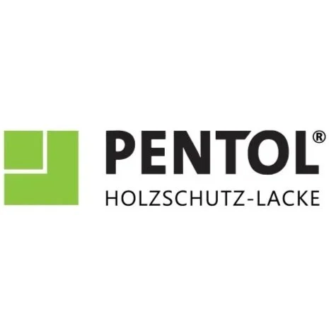Logo de la marque Pentol avec un symbole vert et le texte 'PENTOL' et 'HOLZSCHUTZ-LACKE'.