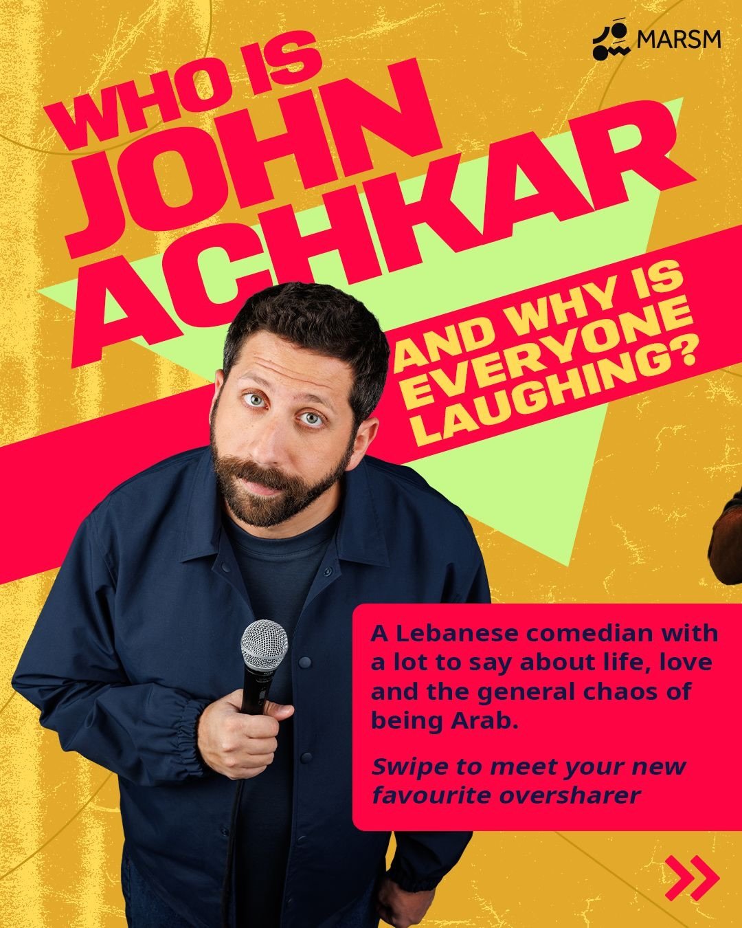 Deep dive on John Achkar &amp; his comedy career 😍 
Don&rsquo;t miss his show in London November 8th at O2 Shepherds Bush Empire. Tickets are selling fast ❤️&zwj;🔥