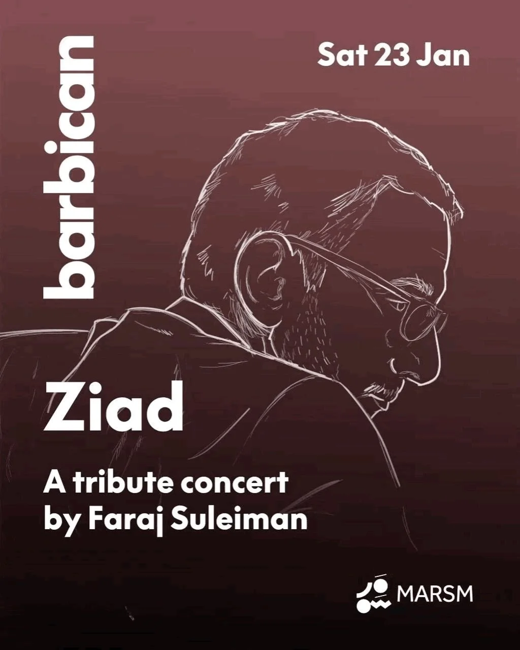 The songs of Lebanese composer &amp; pianist Ziad Rahbani come alive again at the hands of Faraj Suleiman, joined by a 20-piece ensemble. 

For this special evening, pianist &amp; composer Faraj Suleiman takes up his songbook. Established as one of t