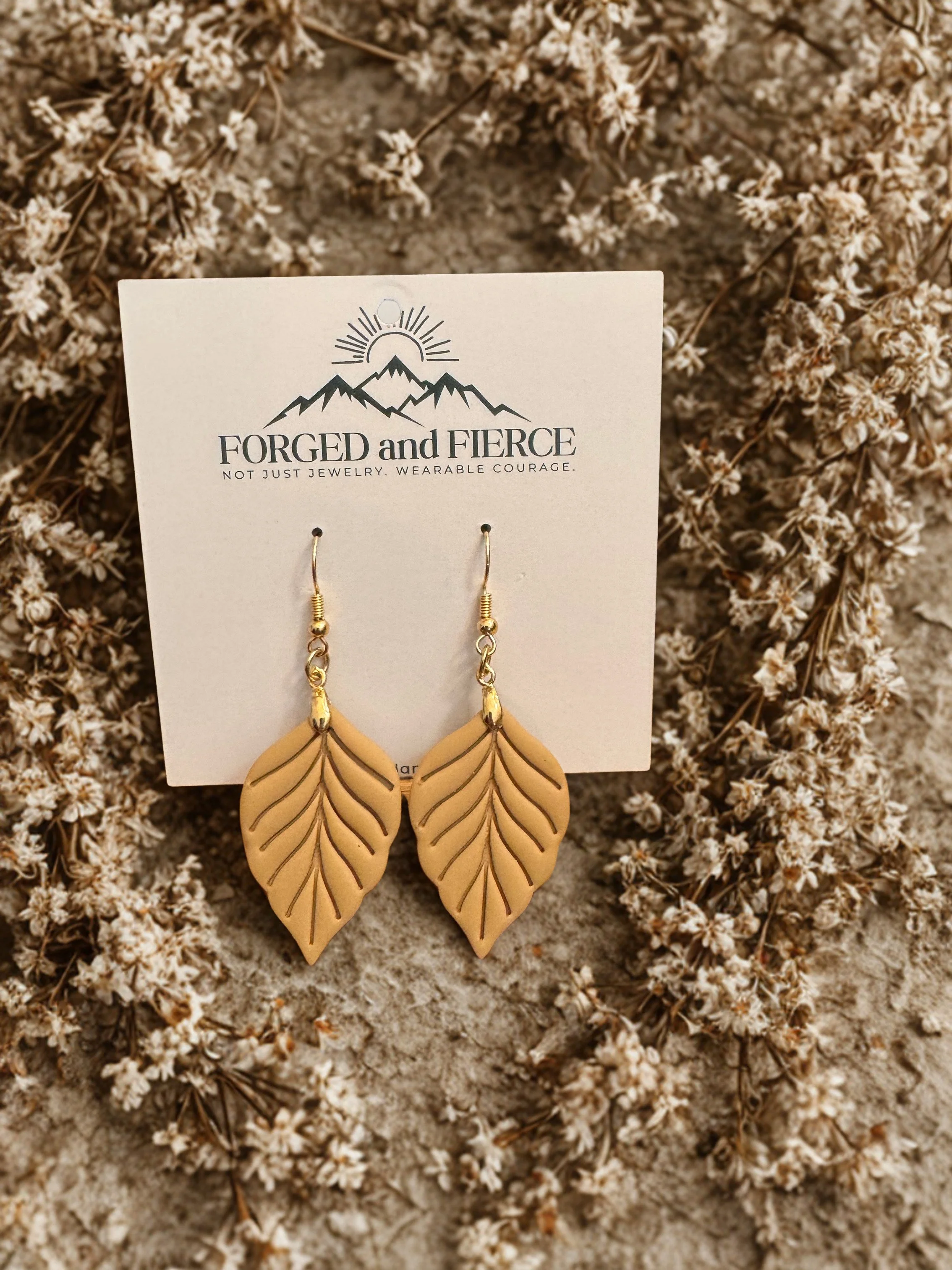 Tan Leaf- Gold