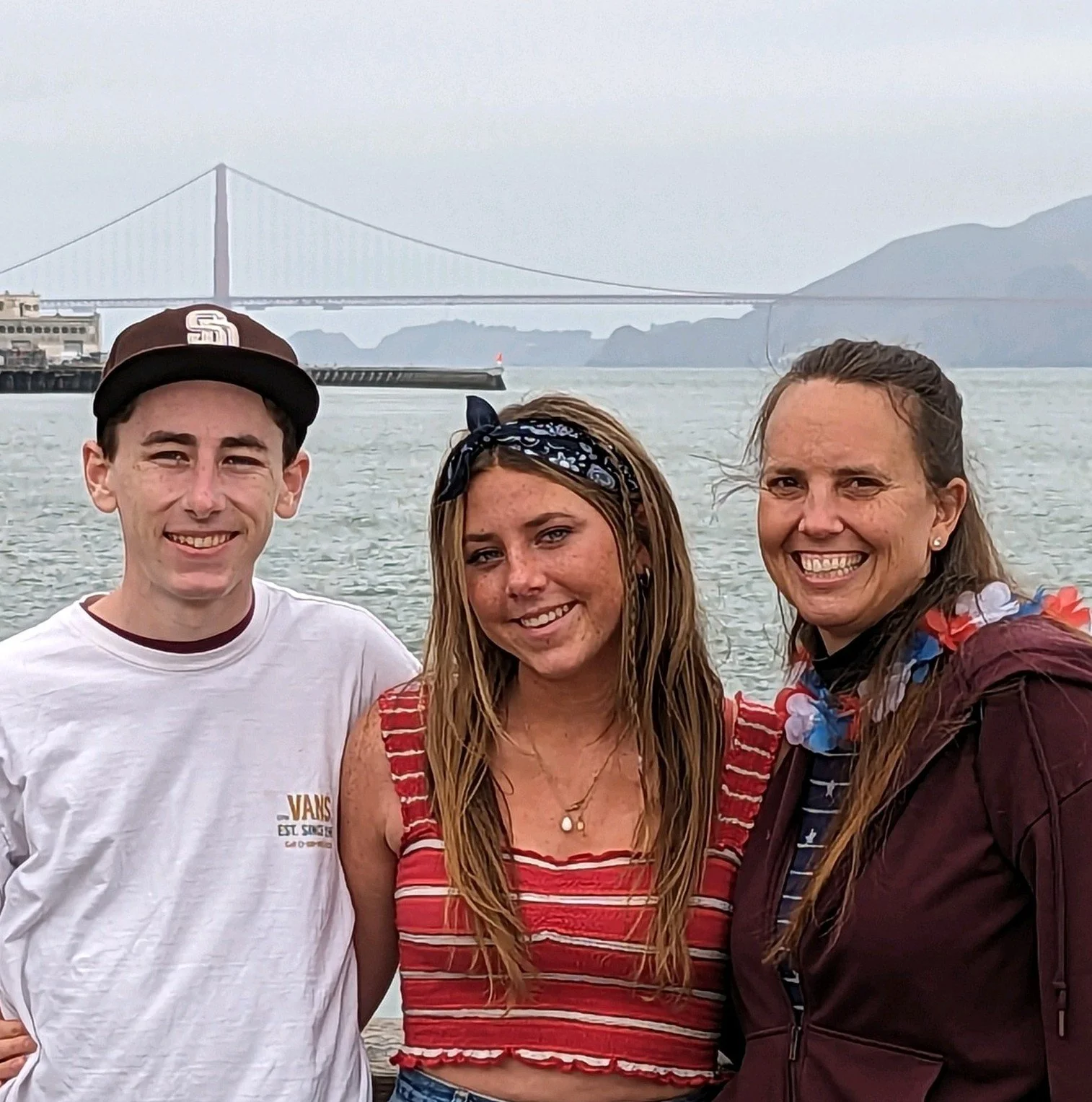 A stepmom and stepkids